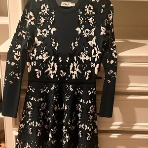 Chic Kids Black and White Floral Dress